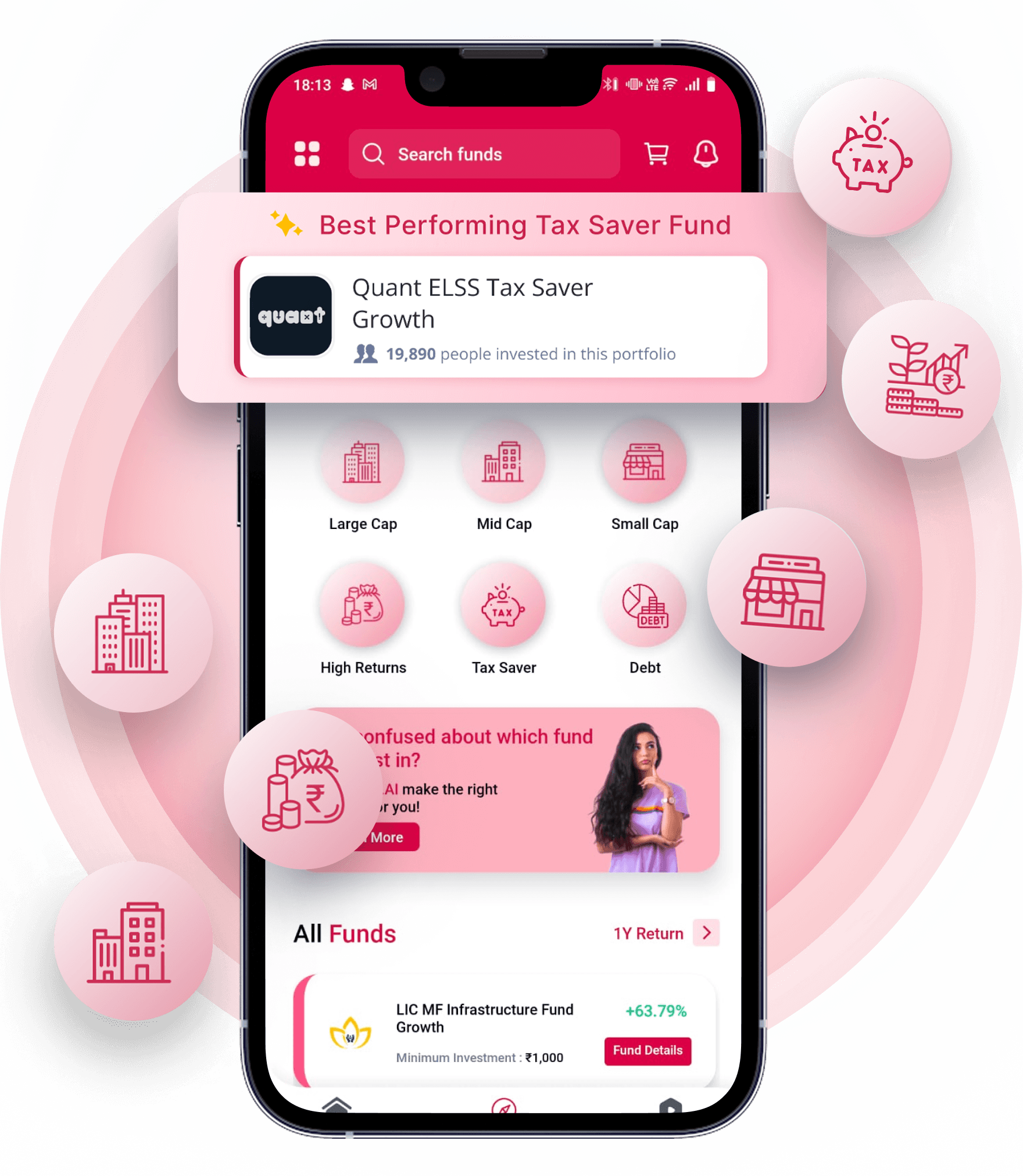 Explore Mutual Funds Mobile